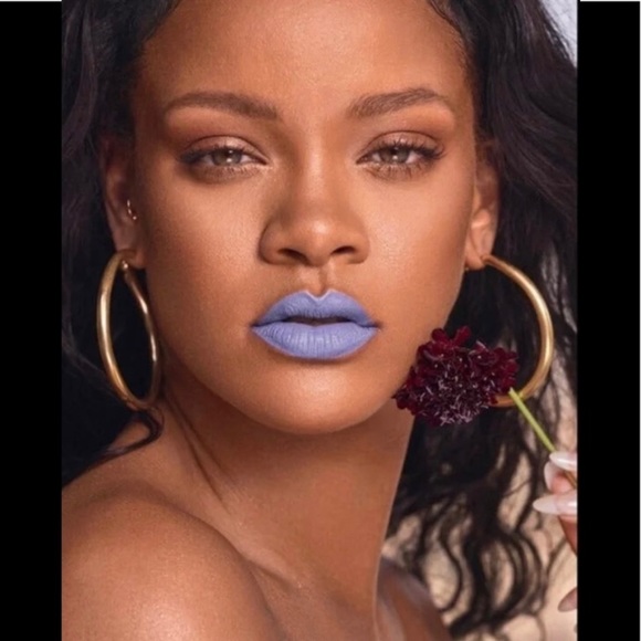 NWT FENTY BEAUTY Perwinkle Blue ya Dig?! Mademoiselle plush Matte Lipstick purp - Picture 6 of 12